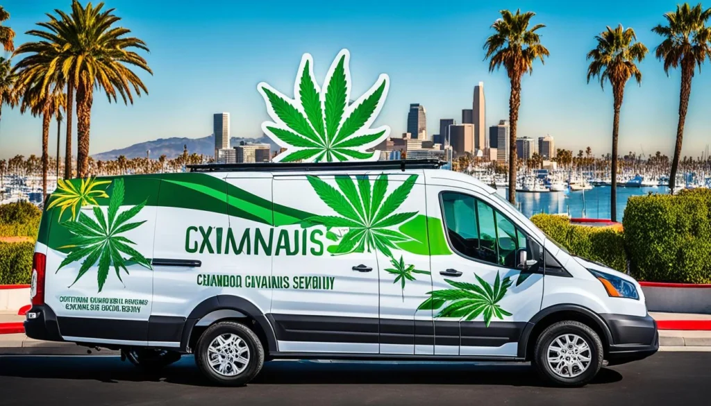 cannabis delivery service Oxnard